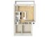 Two bedroom floor plan
