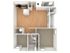Two bedroom floor plan