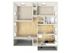 Two bedroom floor plan