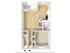 One bedroom floor plan