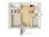 One bedroom floor plan