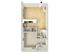 Allandale one bedroom floor plan