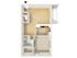 One bedroom floor plan