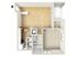Adams - one bedroom floor plan