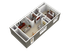 1 Bdrm Floor Plan | Apartments In Wyomissing PA | Woodland Plaza