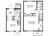 Floor Plan - 2BR, 1.5BA - 1,000SF