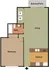 1 bedroom apartment with balcony