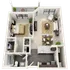 The El Paso - 699 sqft.
