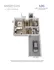 Modern floor plan for Emerson at Wells Branch, showcasing 1 bedroom, 1 bathroom, stylish open-concept living area, and a convenient garage, all within 780 sq. ft.