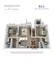 Emerson at Wells Branch B2A floor plan showcasing 2 bedrooms, 2 bathrooms, and a stylish open-concept kitchen and living area, 1,138 sq ft.