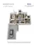 Emerson at Wells Branch floor plan showcasing a stylish 3D layout of a 2 bedroom, 2 bathroom apartment with an open living area and attached garage, totaling 987 sq. ft.