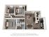 Modern 3D floor plan featuring two spacious bedrooms, a cozy living area, stylish kitchen, and two bathrooms, offering a perfect balance of comfort and functionality.