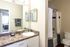 Bathroom with Large Vanity and Tub