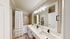 Newly Renovated Bathroom with Double Sinks