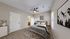 Cozy bedroom with ensuite bathroom.