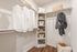 Walk-in Closet with Built-in Shelves
