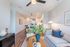 Living Room with Hardwood-Style Flooring