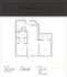 The Sawyer floor plan with 2 bedrooms, 2 bathrooms, a spacious living area, and a kitchen at Waterfront Place.