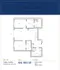 Elegant floor plan of The Carling at Waterfront Place featuring 2 bedrooms, 2 bathrooms, a spacious living area, and a kitchen, totaling 991-993 sq ft.