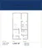 Elegant floor plan of The Carling featuring 2 bedrooms, 2 baths, spacious living area, and kitchen island in 1,006 SF.
