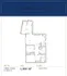 Detailed floor plan of The Carling, featuring 3 bedrooms and 2 bathrooms with an open-concept kitchen and living area, covering 1,306 square feet.