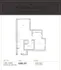 The Sawyer floor plan featuring 1 bedroom, 1 bathroom, with a spacious living and dining area.