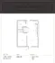 Elegant floor plan of The Sawyer featuring 1 bedroom, 1 bathroom, an open living area, and kitchen.