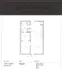Elegant 2D floor plan of The Sawyer showing 1 bedroom, kitchen with island, and living area.