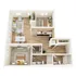 2x2 Floor Plan