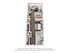 Elegant and modern studio apartment floor plan with open kitchen and cozy living area.