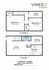 Inviting floor plan at Vines at Adams featuring 2 spacious bedrooms, 1.5 baths, and an open-concept living area with kitchen and dining space, totaling 1050 sq. ft.