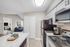 Virtual staging of kitchen with hardwood floors
