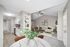 Dining area with circular table