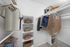 Virtual staging of closet