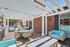 outdoor lounge with pergola