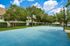 basketball court and trees