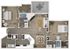 B2 Two bedroom Floor Plan
