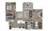 B3 2 bedroom 2 bathroom 1050 square feet
