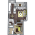 One Bedroom One Bath Floor Plan