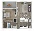 One Bedroom One Bath Floor Plan