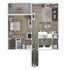 One Bedroom One Bath Floor Plan