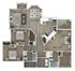 Three Bedroom Two Bath Floor Plan