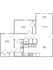 Inviting floor plan showcasing 2 bedrooms, spacious living room, cozy sunroom, and efficient kitchen layout.