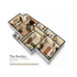 The Berkley 3D floor plan showcasing 2 bedrooms, inviting living area, modern kitchen, and convenient bathroom on the first floor. Comfort meets convenience at Woodcrest.