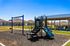 Childrens swings and jungle gym