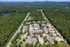 overhead with showing surround nature iwht mountains