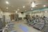 Fitness Center equipment including treadmills