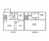 Charming 2-level floor plan featuring 3 bedrooms, a spacious family room, and a well-equipped kitchen.