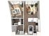 Modern 1-bedroom apartment floor plan with open-concept living and kitchen area, stylish bedroom, and inviting living space with natural light.