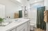 bathroom with standard tub